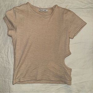 Sandy Liang cutout t shirt